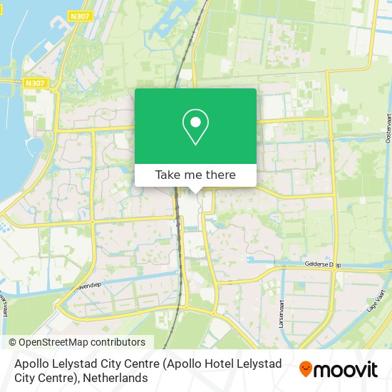 Apollo Lelystad City Centre map