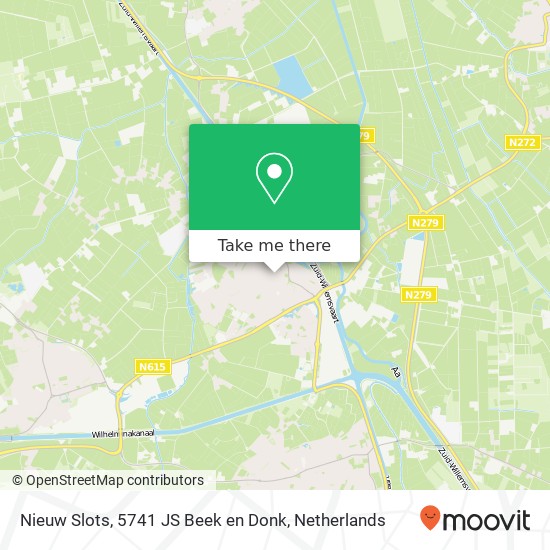 Nieuw Slots, 5741 JS Beek en Donk map