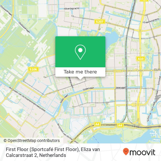 First Floor (Sportcafé First Floor), Eliza van Calcarstraat 2 map