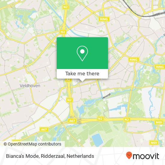 Bianca's Mode, Ridderzaal map