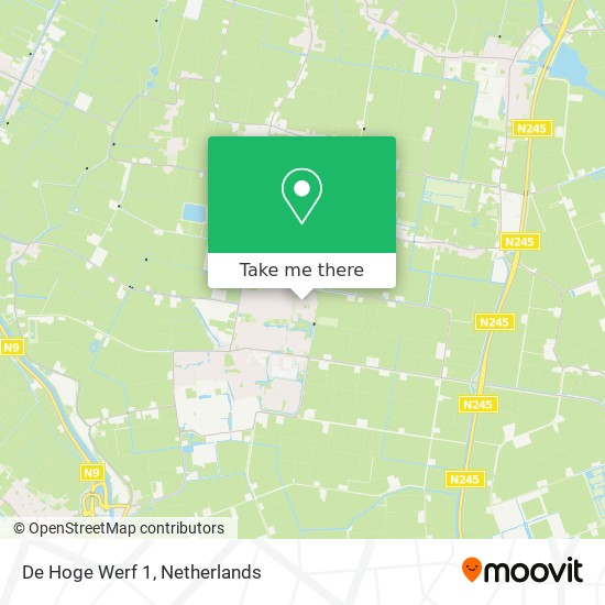 De Hoge Werf 1 map