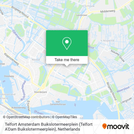 Telfort Amsterdam Buikslotermeerplein (Telfort A'Dam Buikslotermeerplein) map