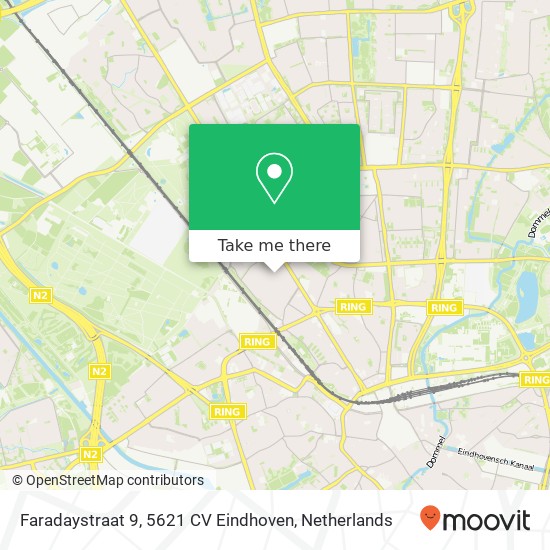 Faradaystraat 9, 5621 CV Eindhoven map