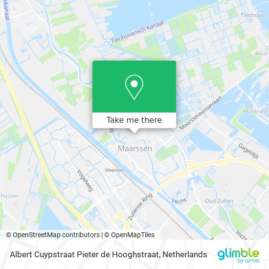 Albert Cuypstraat Pieter de Hooghstraat map