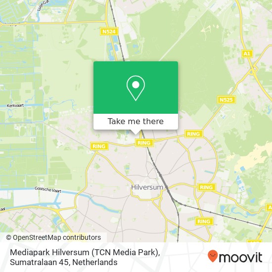 Mediapark Hilversum (TCN Media Park), Sumatralaan 45 map