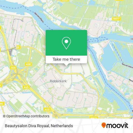 Beautysalon Diva Royaal map