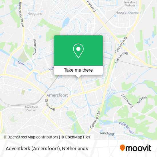 Adventkerk (Amersfoort) Karte
