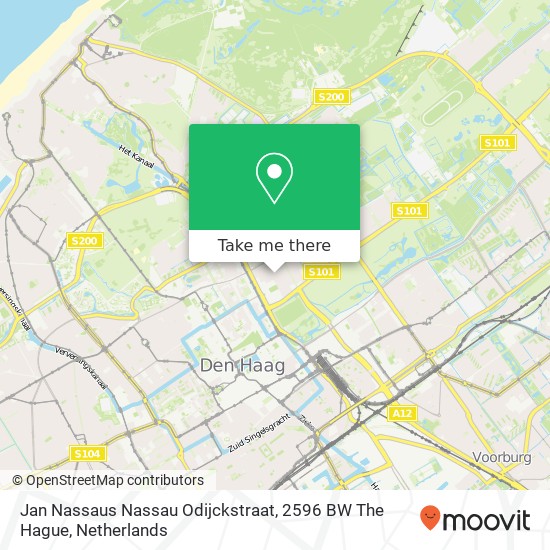 Jan Nassaus Nassau Odijckstraat, 2596 BW The Hague map
