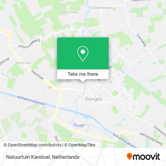 Natuurtuin Kandoel map