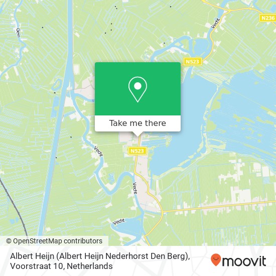 Albert Heijn (Albert Heijn Nederhorst Den Berg), Voorstraat 10 map