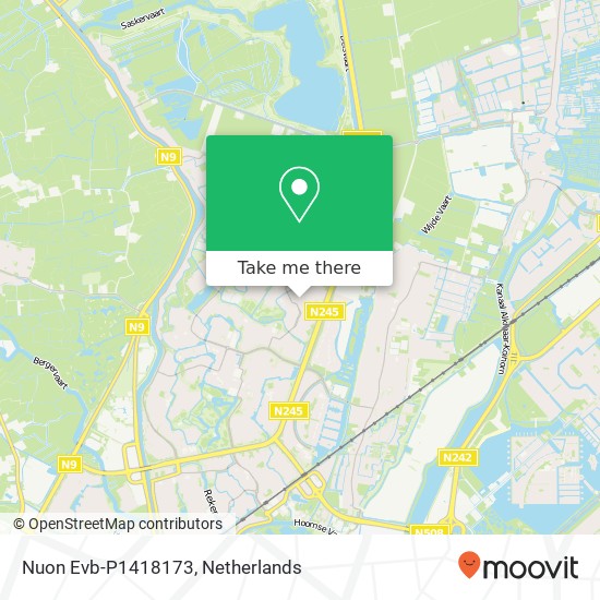 Nuon Evb-P1418173 map