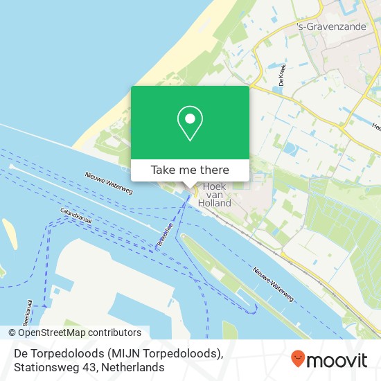 De Torpedoloods (MIJN Torpedoloods), Stationsweg 43 Karte