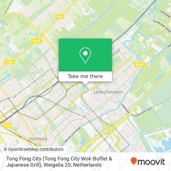 Tong Fong City (Tong Fong City Wok-Buffet & Japanese Grill), Weigelia 20 map