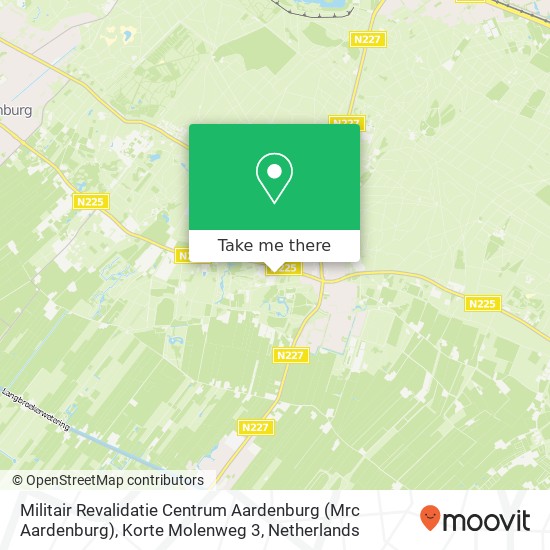 Militair Revalidatie Centrum Aardenburg (Mrc Aardenburg), Korte Molenweg 3 map