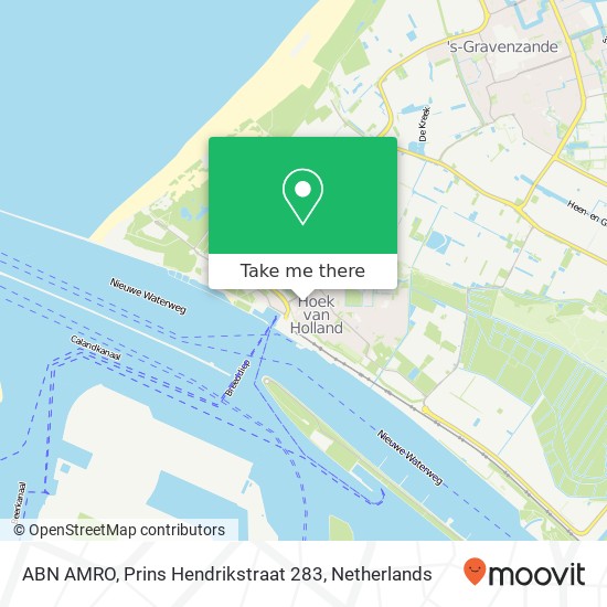 ABN AMRO, Prins Hendrikstraat 283 map