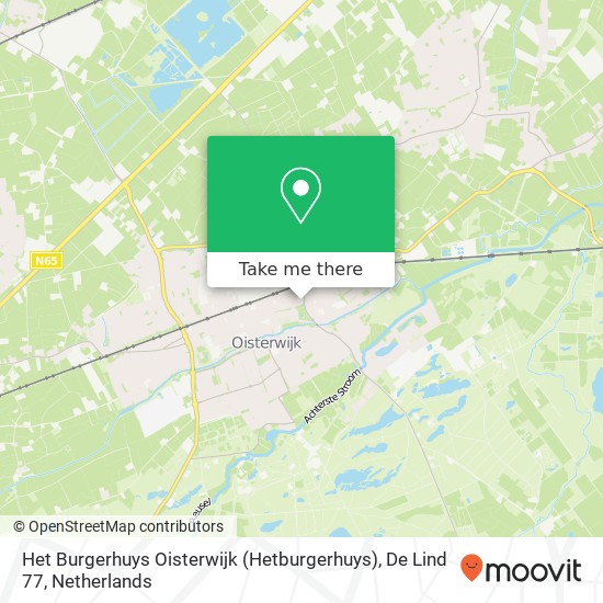 Het Burgerhuys Oisterwijk (Hetburgerhuys), De Lind 77 map