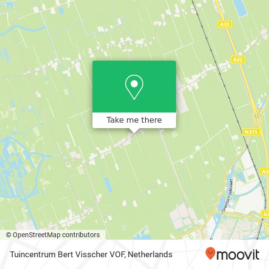 Tuincentrum Bert Visscher VOF map