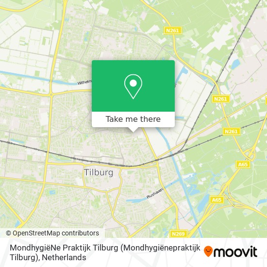 MondhygiëNe Praktijk Tilburg (Mondhygiënepraktijk Tilburg) Karte