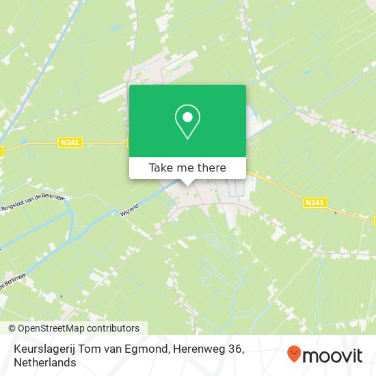 Keurslagerij Tom van Egmond, Herenweg 36 map