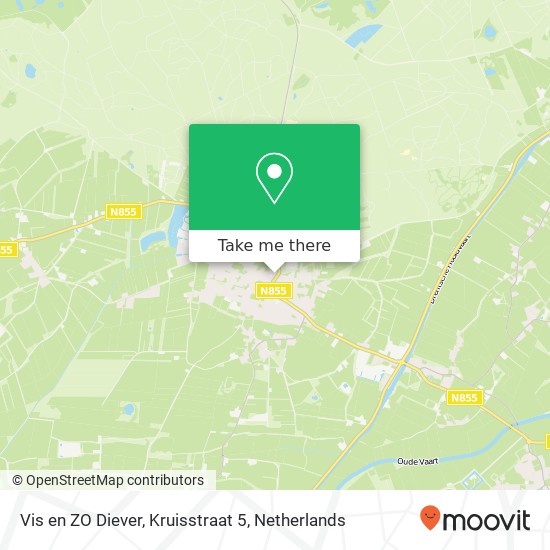 Vis en ZO Diever, Kruisstraat 5 map