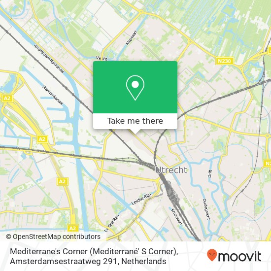 Mediterrane's Corner (Mediterrané' S Corner), Amsterdamsestraatweg 291 map