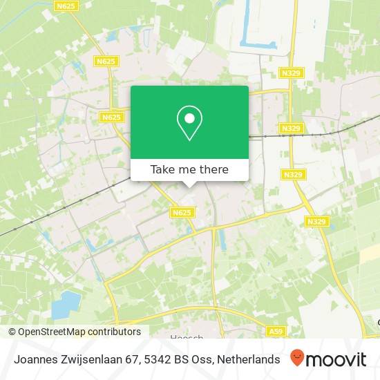 Joannes Zwijsenlaan 67, 5342 BS Oss map