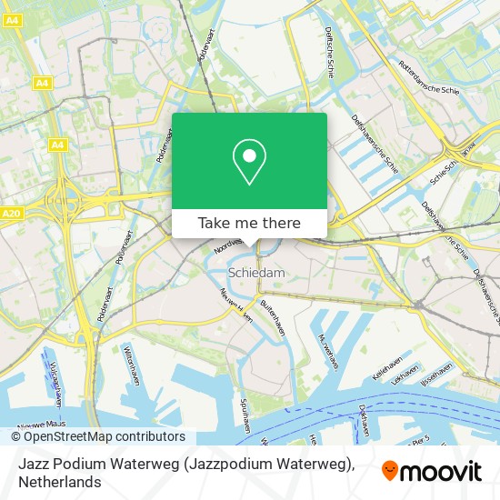 Jazz Podium Waterweg (Jazzpodium Waterweg) Karte
