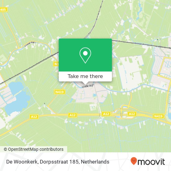 De Woonkerk, Dorpsstraat 185 map