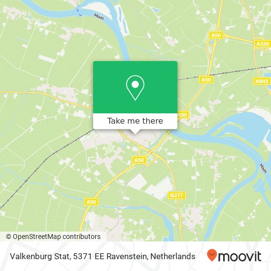 Valkenburg Stat, 5371 EE Ravenstein map