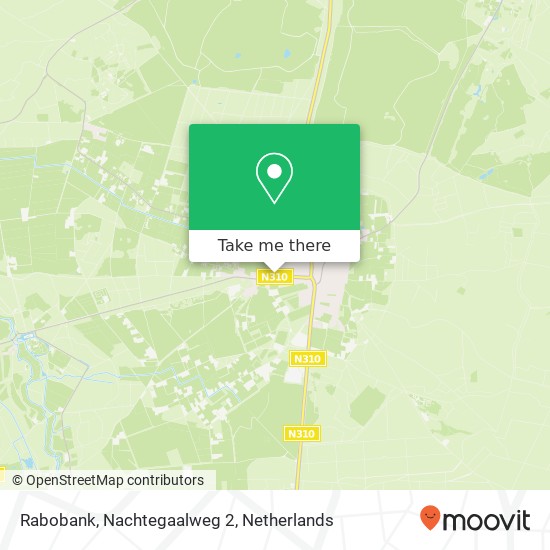 Rabobank, Nachtegaalweg 2 map