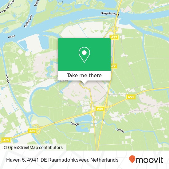 Haven 5, 4941 DE Raamsdonksveer Karte