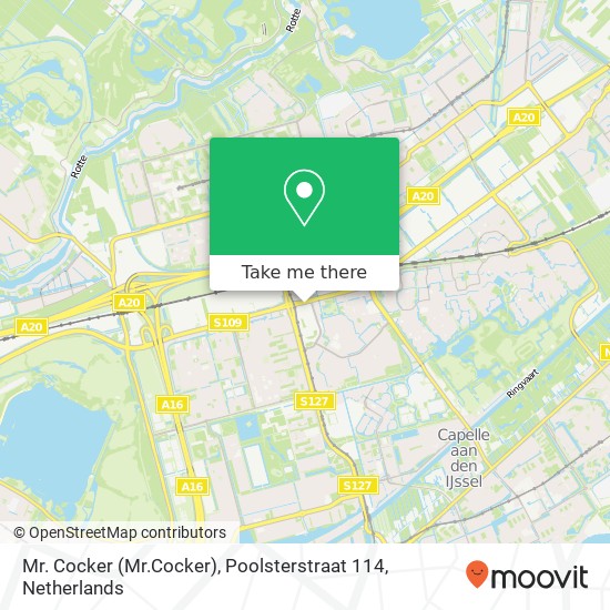Mr. Cocker (Mr.Cocker), Poolsterstraat 114 map