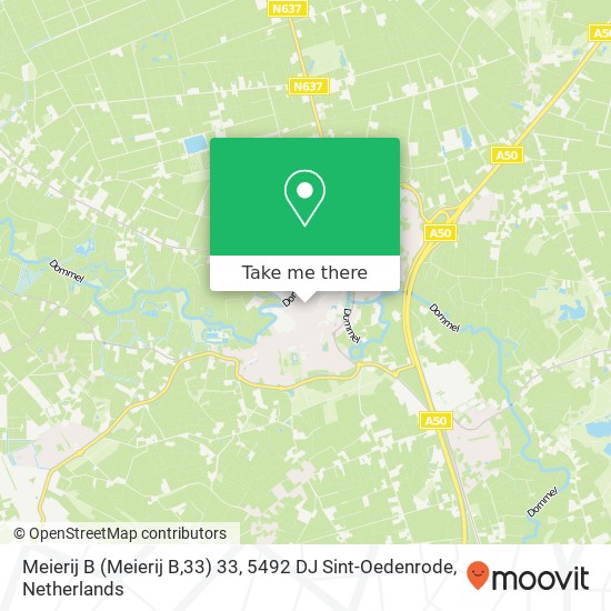 Meierij B (Meierij B,33) 33, 5492 DJ Sint-Oedenrode map