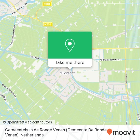 Gemeentehuis de Ronde Venen (Gemeente De Ronde Venen) Karte