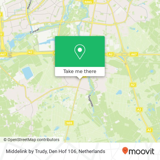 Middelink by Trudy, Den Hof 106 map