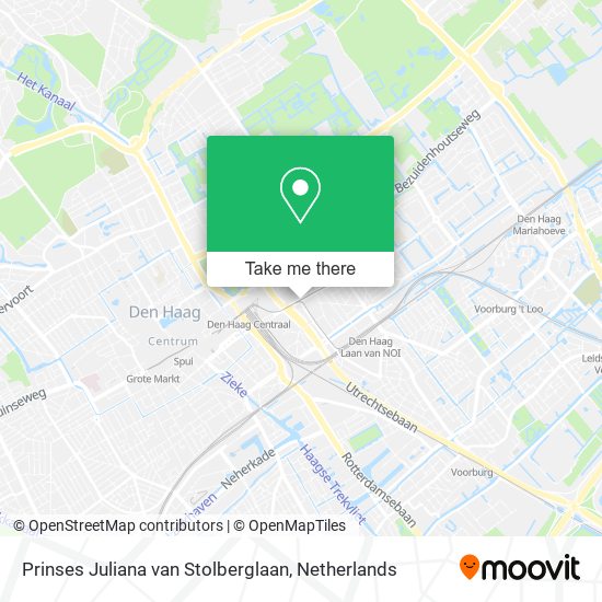 Prinses Juliana van Stolberglaan map