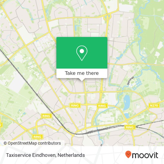 Taxiservice Eindhoven map