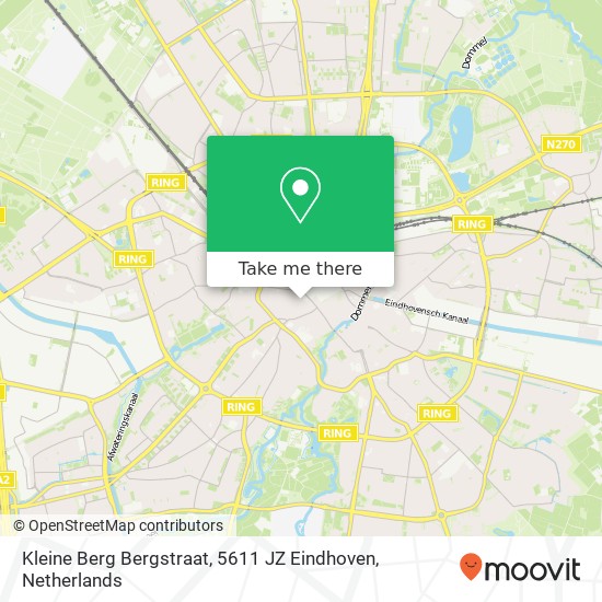 Kleine Berg Bergstraat, 5611 JZ Eindhoven map