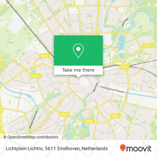 Lichtplein Lichtto, 5611 Eindhoven map