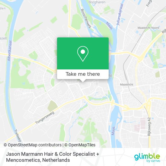 Jason Marmann Hair & Color Specialist + Mencosmetics map