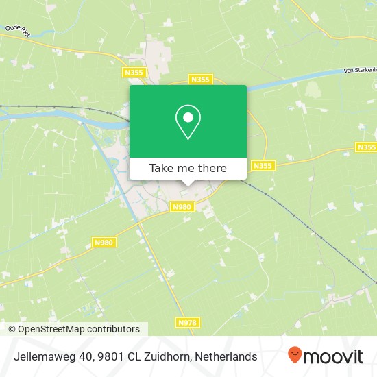 Jellemaweg 40, 9801 CL Zuidhorn map