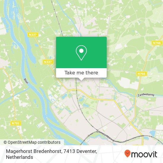 Magerhorst Bredenhorst, 7413 Deventer Karte