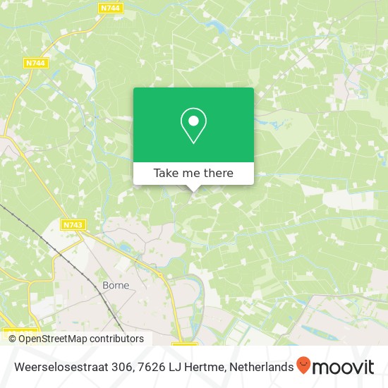 Weerselosestraat 306, 7626 LJ Hertme map