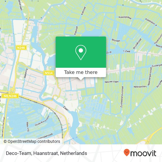 Deco-Team, Haanstraat map