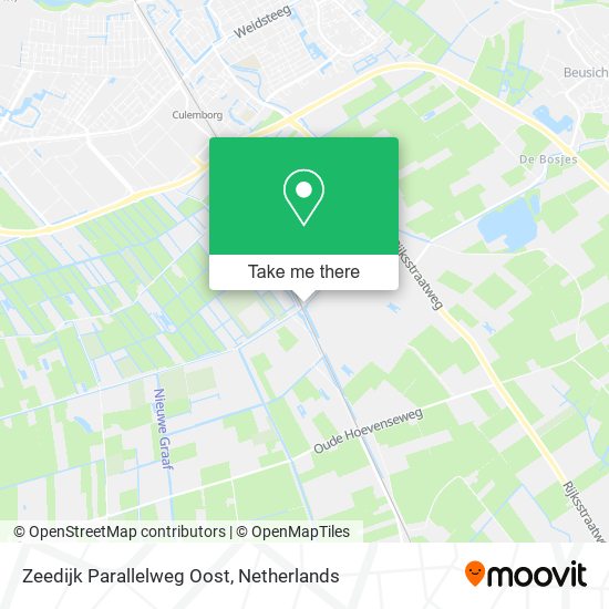 Zeedijk Parallelweg Oost map