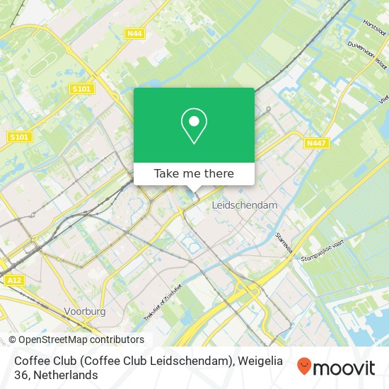 Coffee Club (Coffee Club Leidschendam), Weigelia 36 map