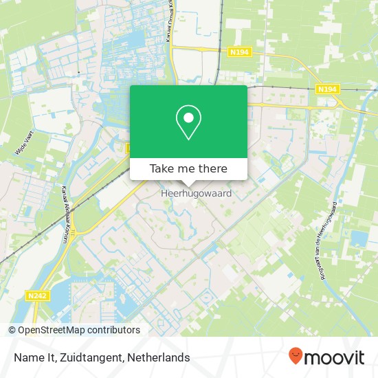 Name It, Zuidtangent Karte