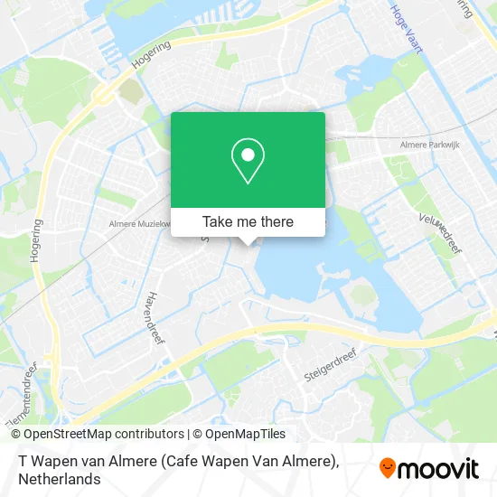 T Wapen van Almere (Cafe Wapen Van Almere) Karte