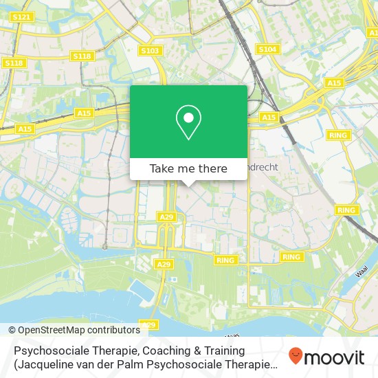 Psychosociale Therapie, Coaching & Training map