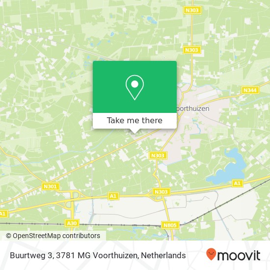 Buurtweg 3, 3781 MG Voorthuizen map